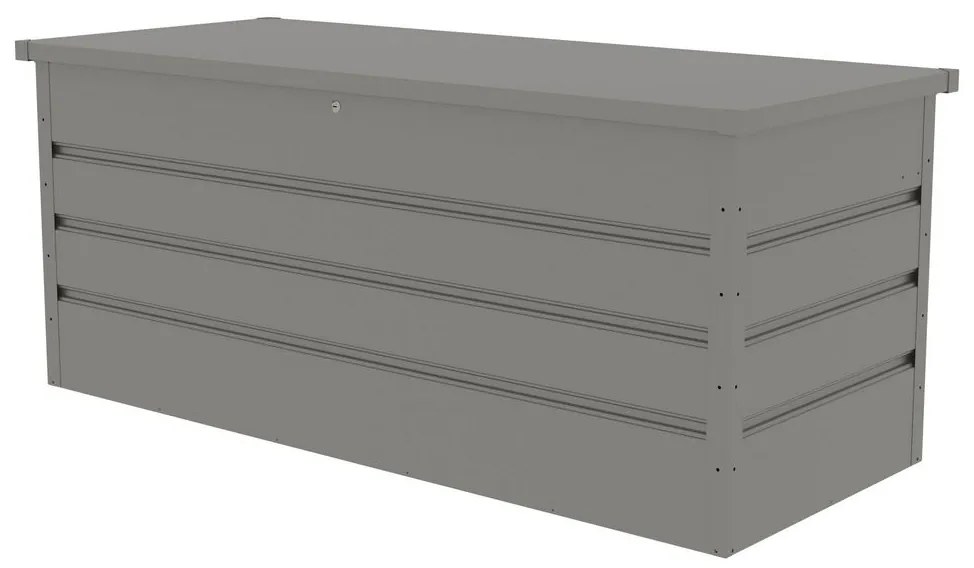 G21 Záhradný box Denver 770 L, metalický šedý plechový PE63900853