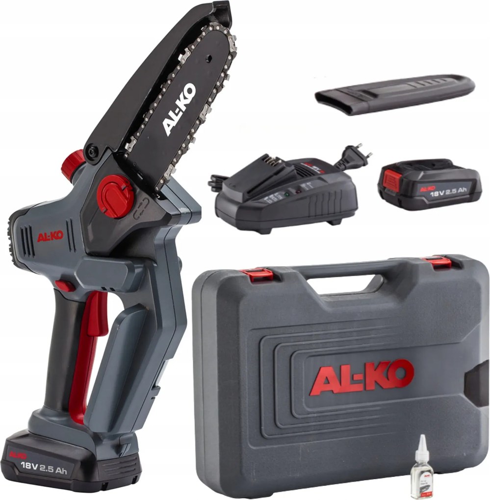 Mini Akumulátorová jednoručná píla Al-ko Csm 1812 Kompletná Sada XXL