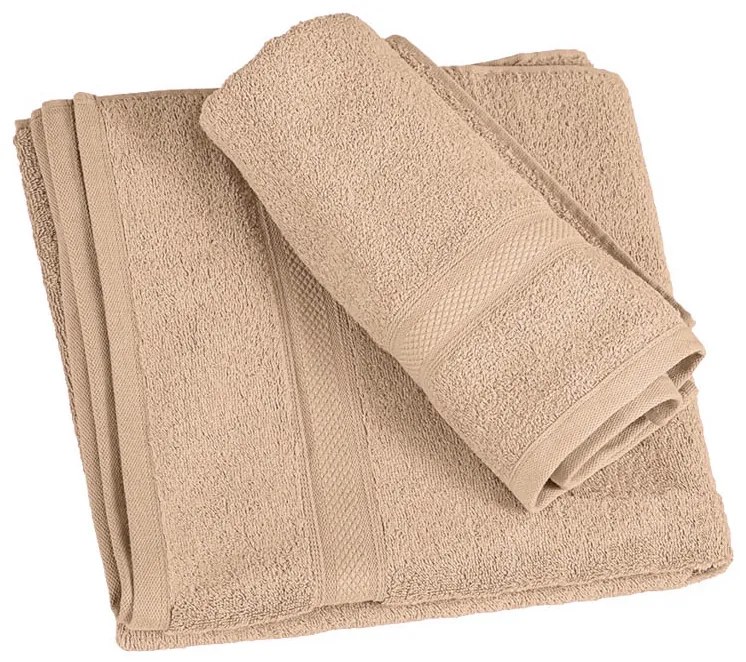 Osuška CLARYSSE ELEGANCE 70x140 cm piesková, 100% bavlna