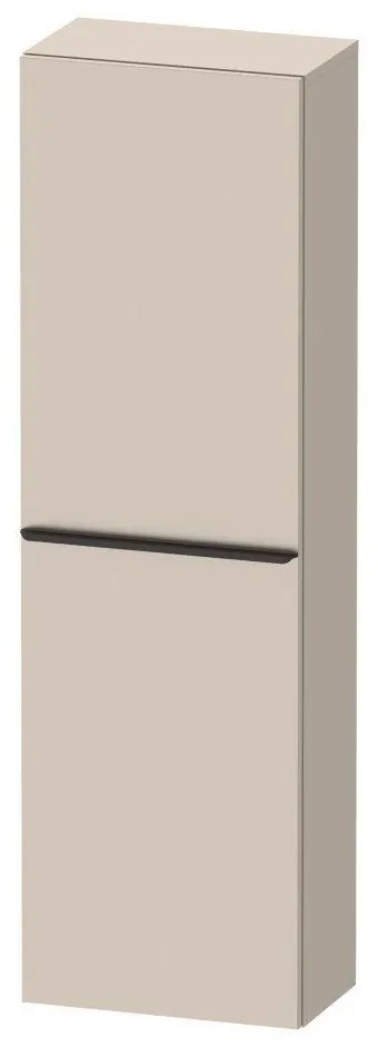 DURAVIT D-Neo závesná polovysoká skrinka, 1 dvierka, pánty vľavo, 400 x 240 x 1320 mm, taupe matná, DE1318L9191