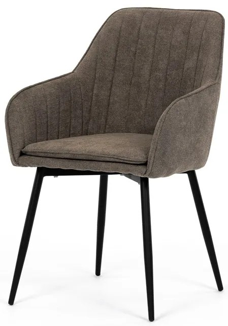 Autronic BONTEC Jedálenská stolička, hnedá, látka, DCL-221 BR2 Farba: Žltá