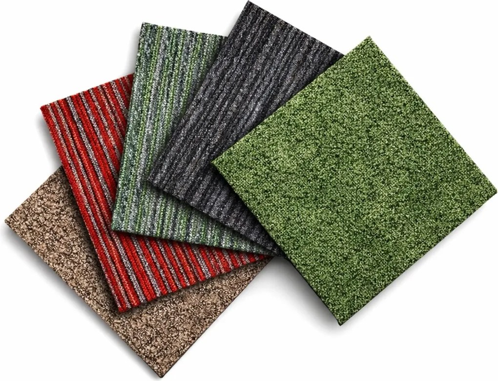 Tapibel, Kobercový štvorec Coral 58360-50 modrý 50 x 50 cm, chodba / predsieň