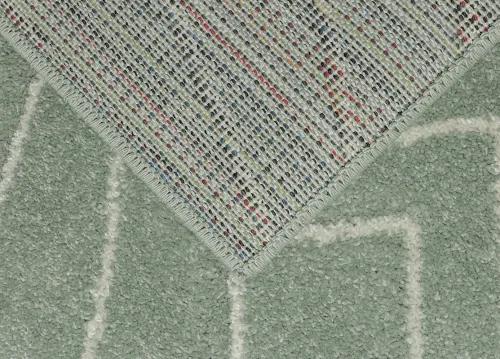 Koberce Breno Kusový koberec PORTLAND 58/RT4G, zelená, viacfarebná,200 x 285 cm