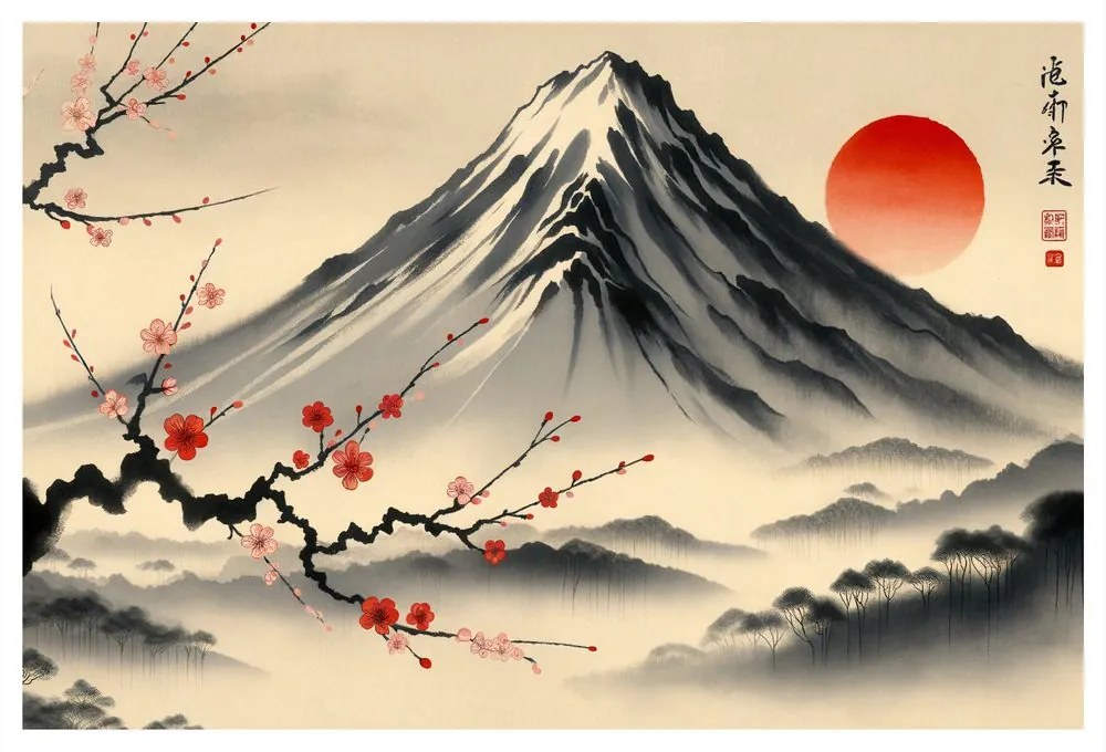 Obraz japonská krajina