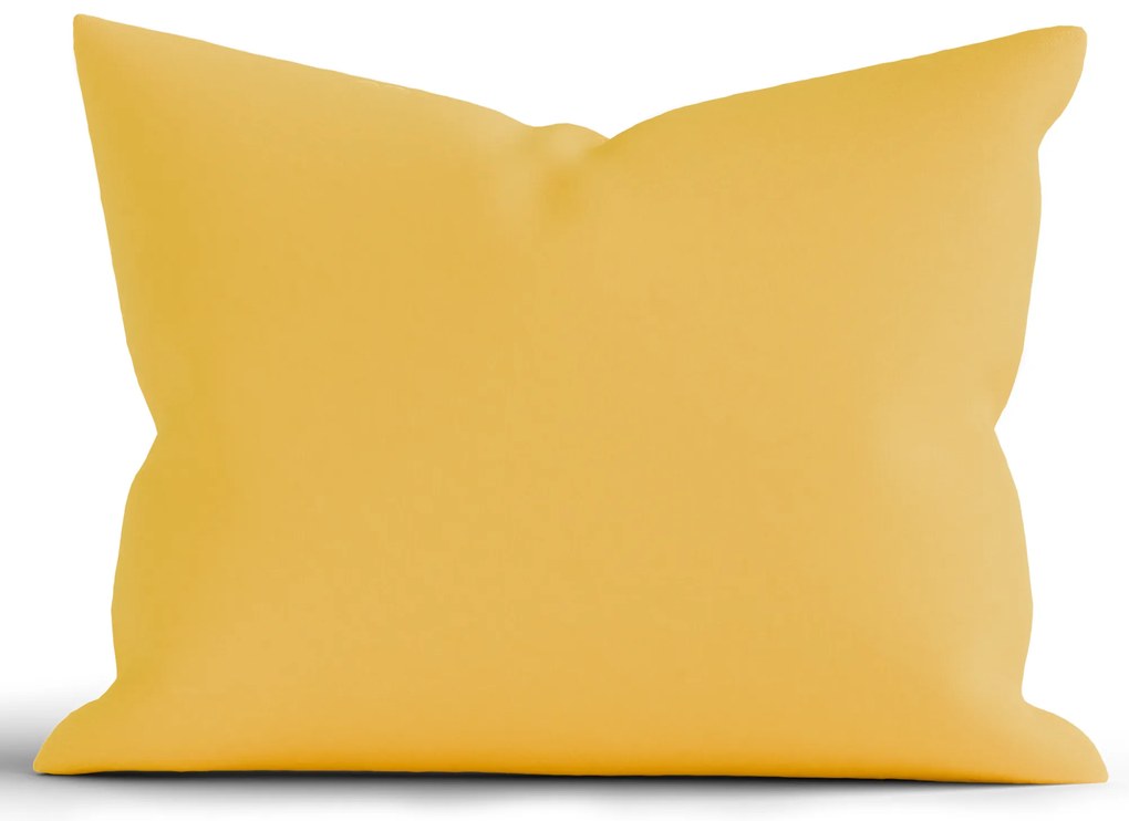 Bavlnená obliečka na vankúš Renforcé 70 × 90 cm - Jasmine horčicová