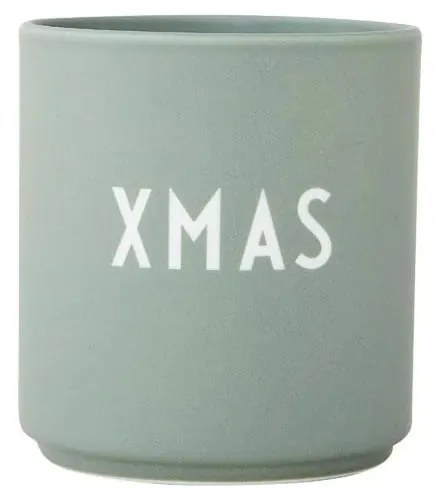 Zelený hrnček z imitácie porcelánu Design Letters Favourite, 0,25 l