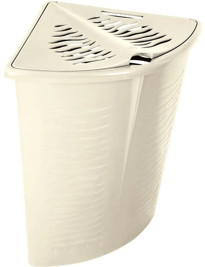 Rohový kôš  Zebra 45l 1402 krém