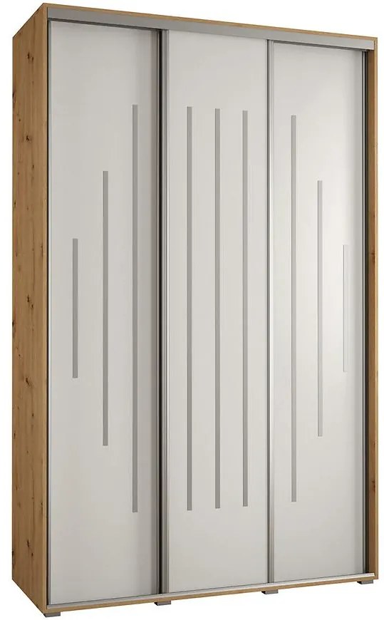 Skriňa 45 Canaris 12 160 artisan/biela/silver