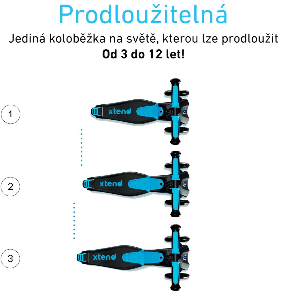 Xtend Scooter blue - kolobežka