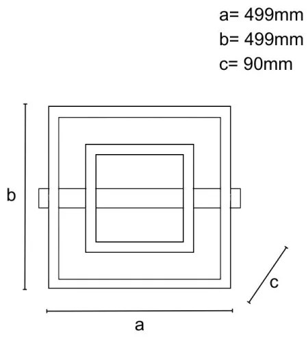 LED stmievateľné stropné svietidlo LED/70W/230V 3000-6500K + diaľkové ovládanie