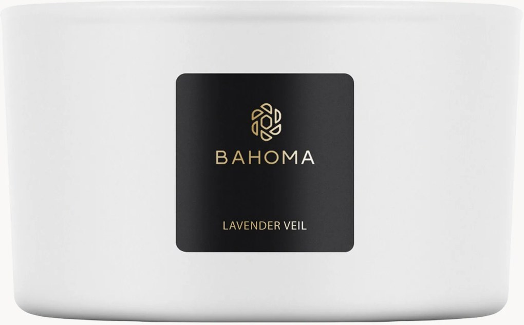 Vonná sviečka's 3 knôtmi Lavender Veil (Bergamot, Lavender, Fresh Green Notes)