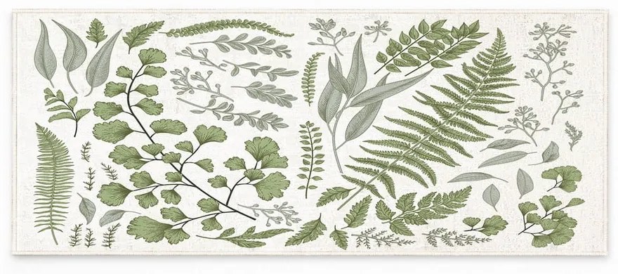 Behúň Oyo Concept Leaves, 80 x 200 cm