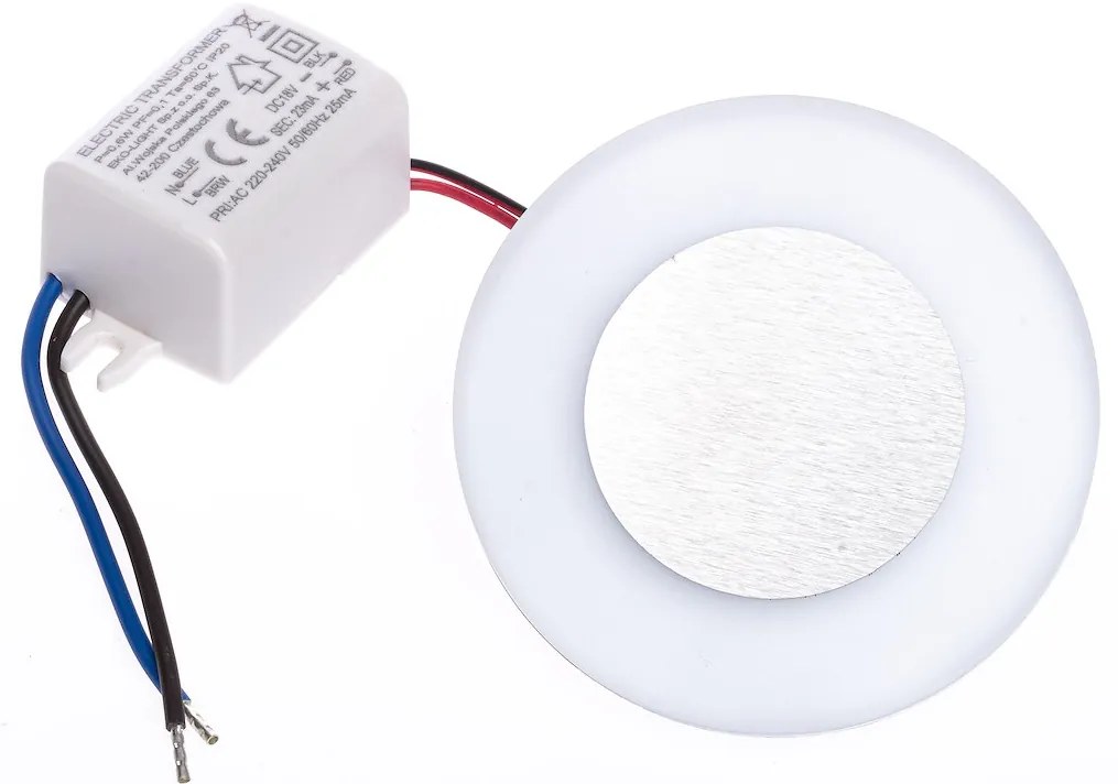 Schodiskové LED svietidlo Oti, 1x LED 0,6w, 6500k, s