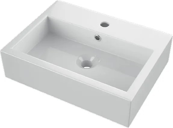 BPS-koupelny Doskové keramické umývadlo CSS 51-38 (51x38x13 cm)