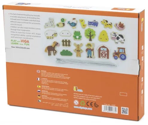 Šnurovacia hra Viga 44637 farma