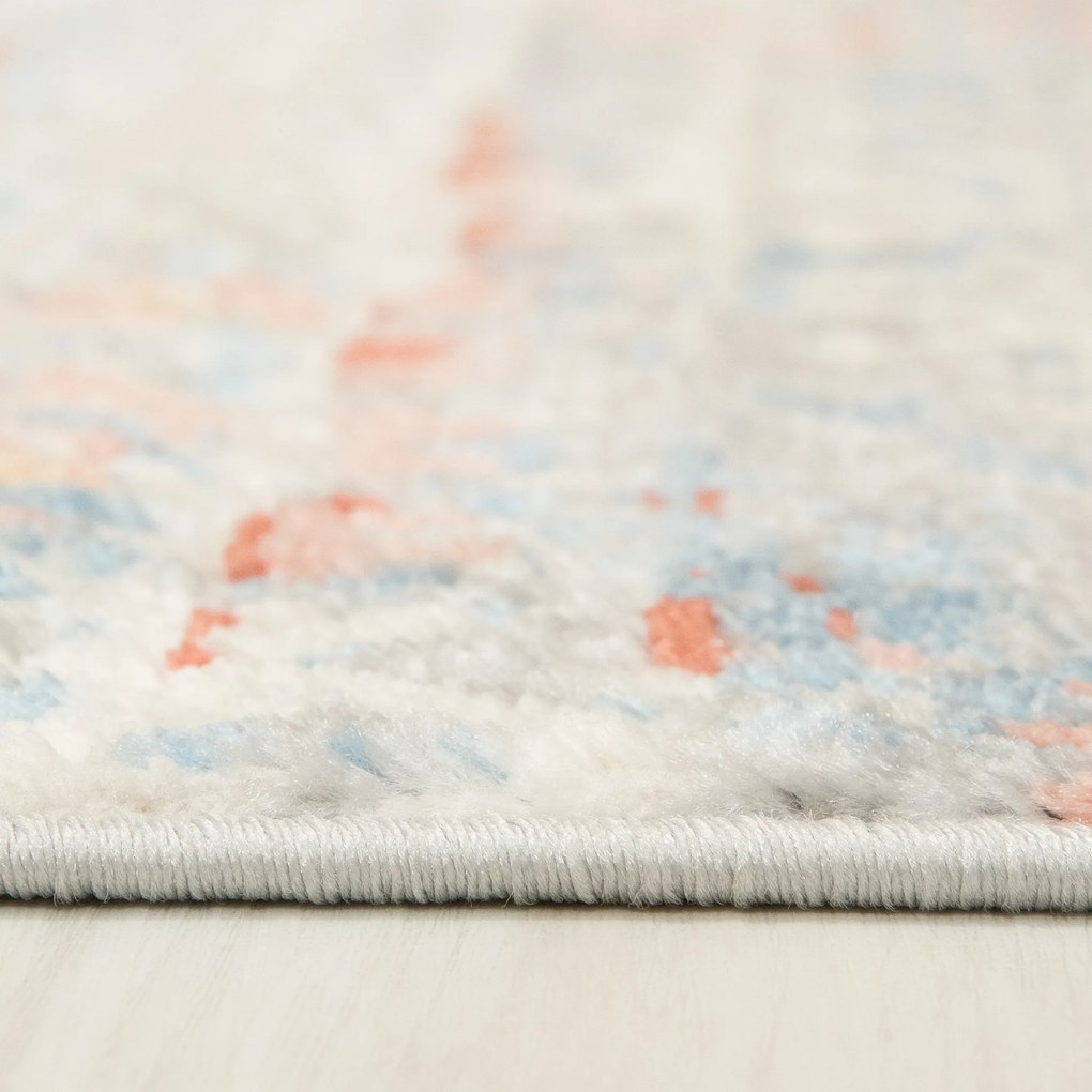 TA Koberec G494C WHITE/SALMON PORTLAND HIK Biely Obdĺžnikový Rozmer: 240x330 cm