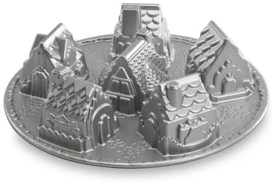 Nordic Ware Hliníková forma na 6 mini báboviek Cozy Village Pan