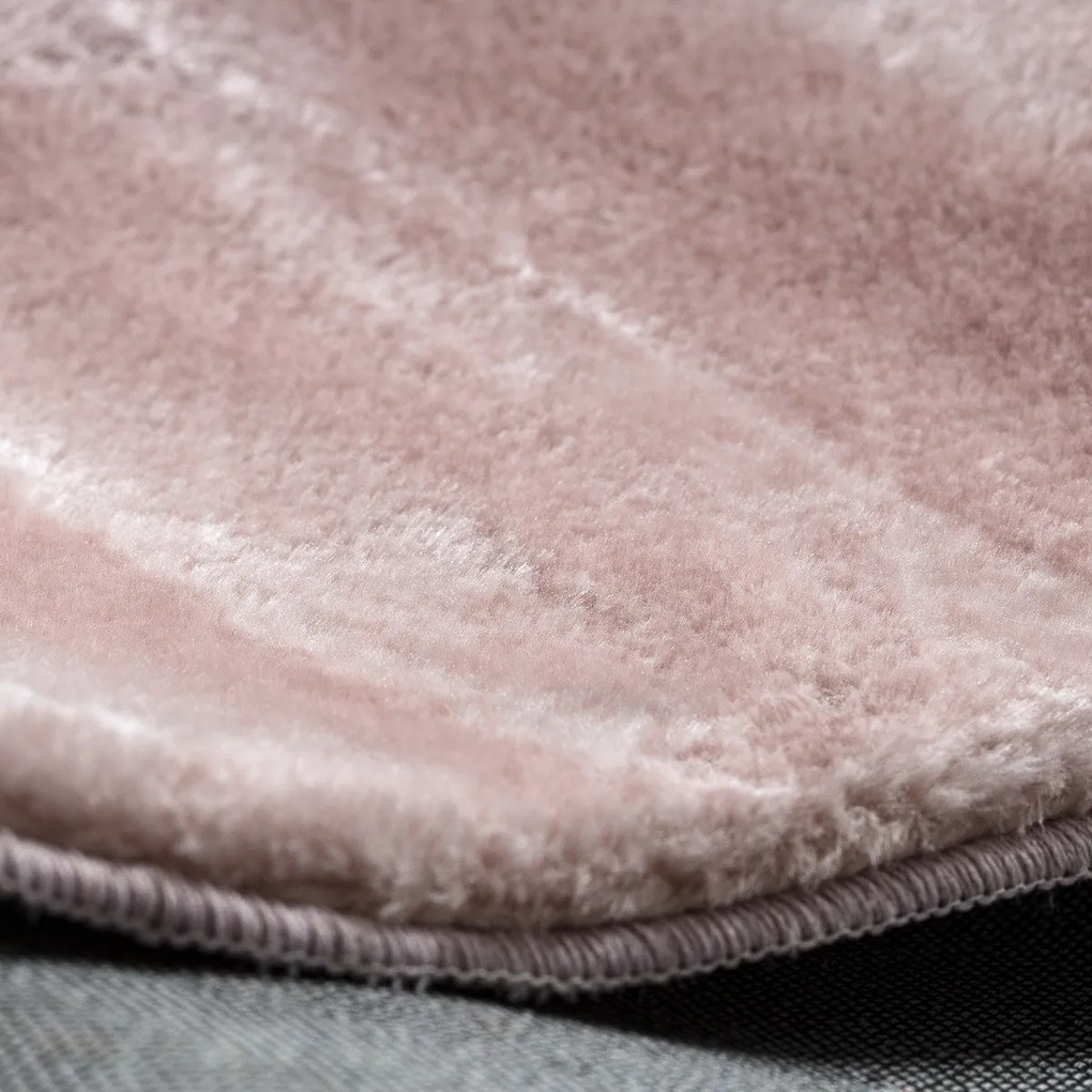 Dywany Łuszczów, Kusový koberec Visco Rabbit Pink 8, 200x290, ružová, detská izba