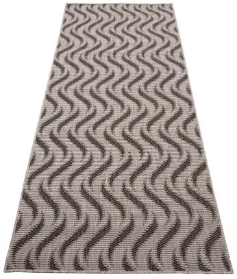 Behúň Floorlux 20586 strieborný / čierny