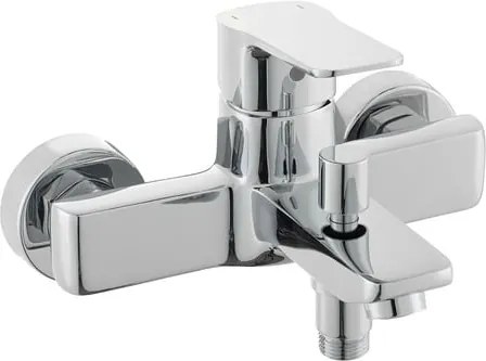 Vaňová batéria SAT Cube Way bez sprchového setu 150 mm chróm CU222