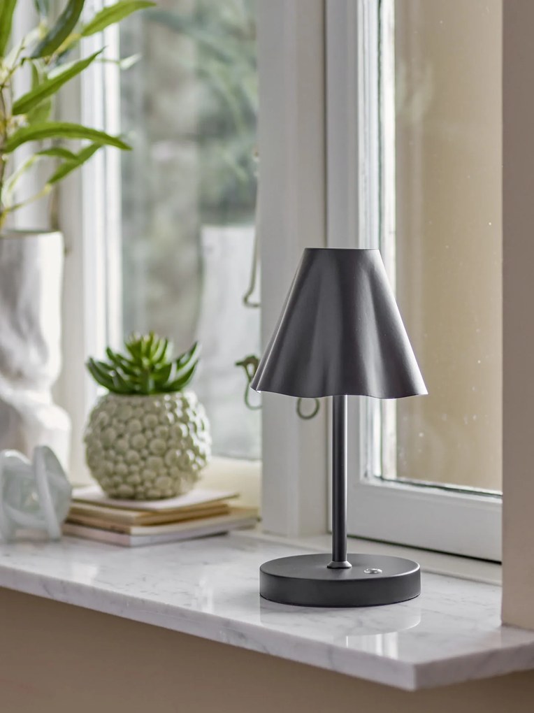 Bloomingville Stmievateľná LED lampa Lianna Black