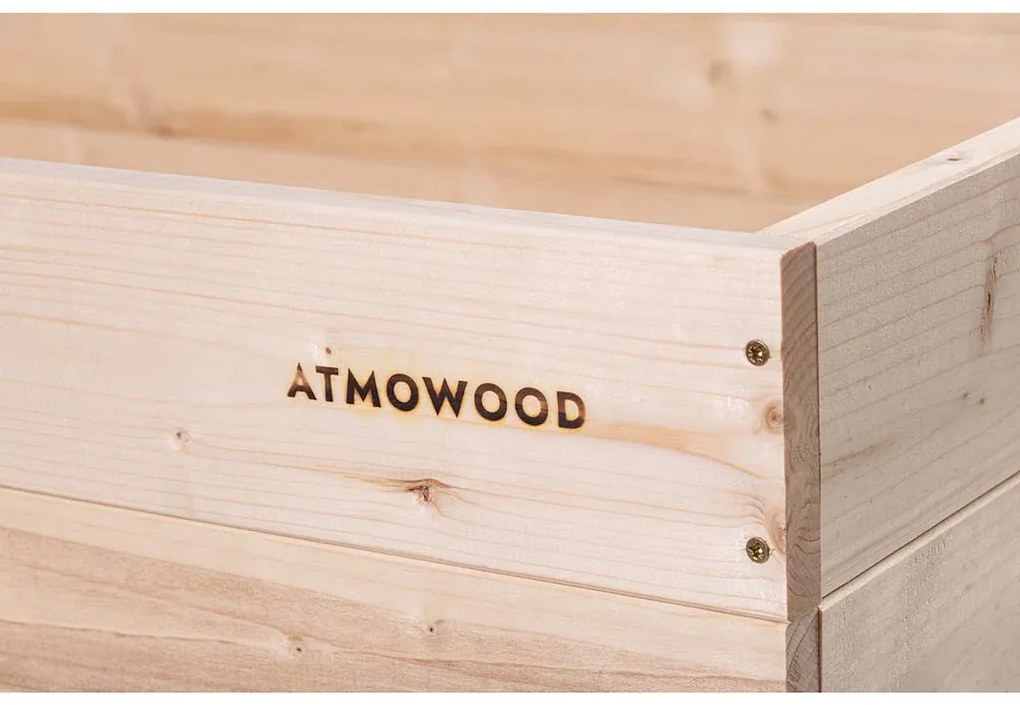ATMOWOOD Drevený vyvýšený záhon 160 x 100 x 60 cm