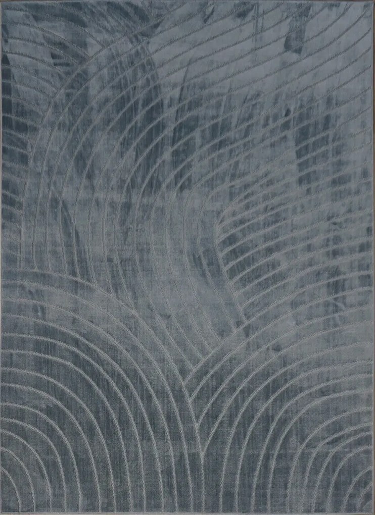 BE Koberec Kolekcia Zen Garden 2402 BLUE – modrý obdĺžnikový Rozmer: 160x220 cm