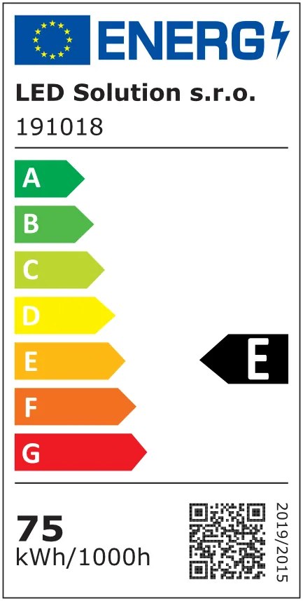 LED Solution Strieborný závesný LED panel 600 x 1200mm 75W Premium