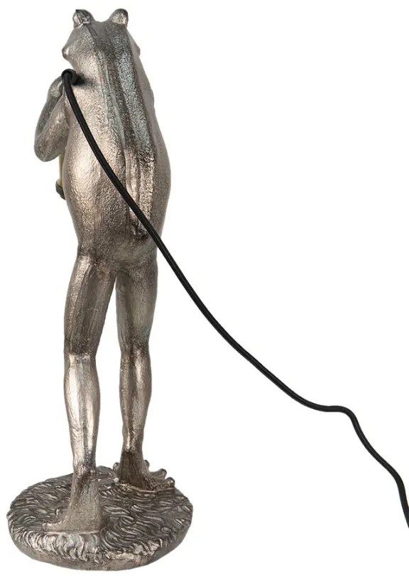 Dekoratívne sivo medené svietidlo ŽABA