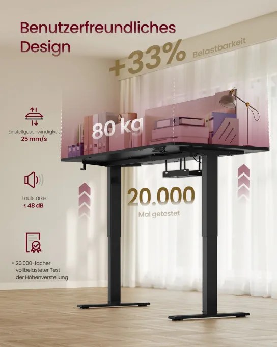 Elektrický pracovný stôl LSD146BZ02