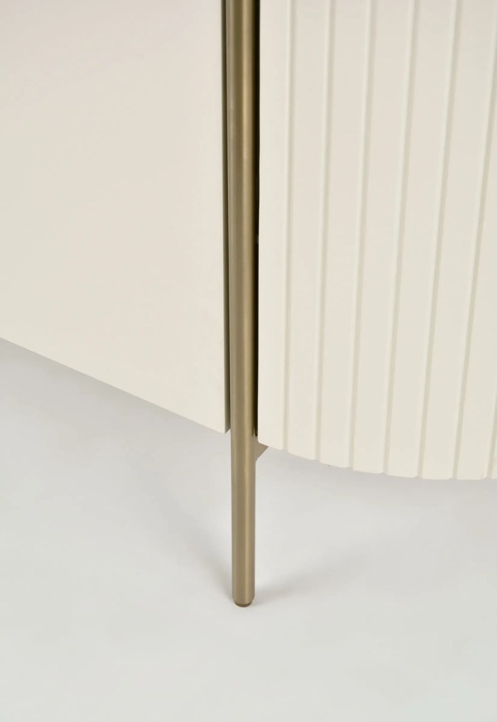 Komoda Štýlová 180 cm mramor/béžová