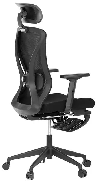 Autronic BONTEC Kancelárska stolička, synchrónny mechanizmus, čierna sieťovina, KA-S257 BK Farba: Šedá