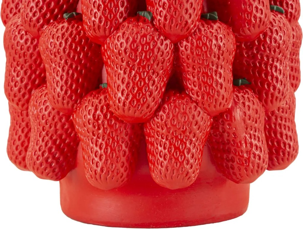 Váza Jahoda 32 cm červená