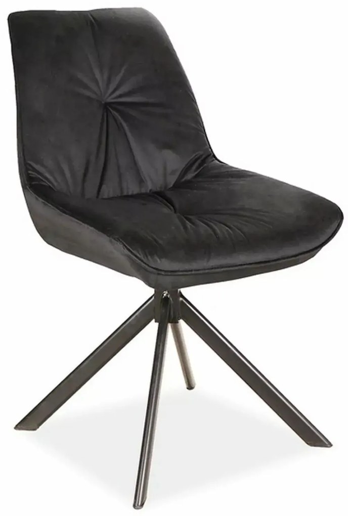 Stolička Boogie I Velvet Čierna