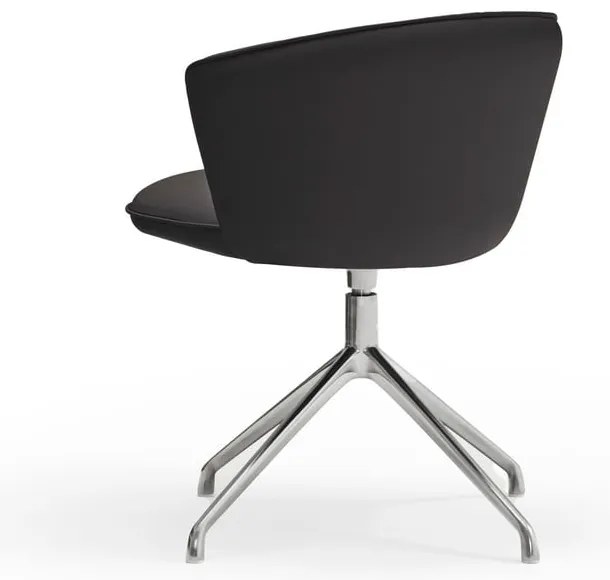 Čierne čalúnené jedálenské kreslá v súprave 2 ks Add – Teulat