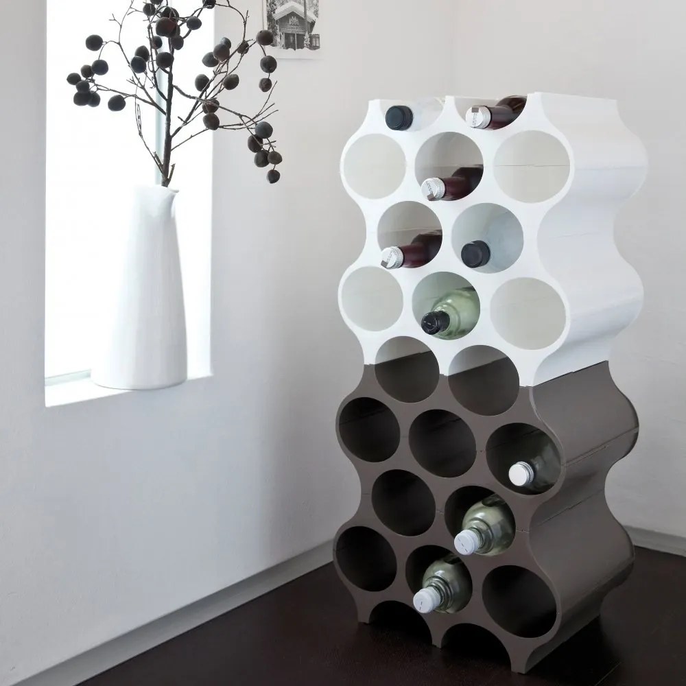 Stojan na víno SET-UP čierna, Koziol