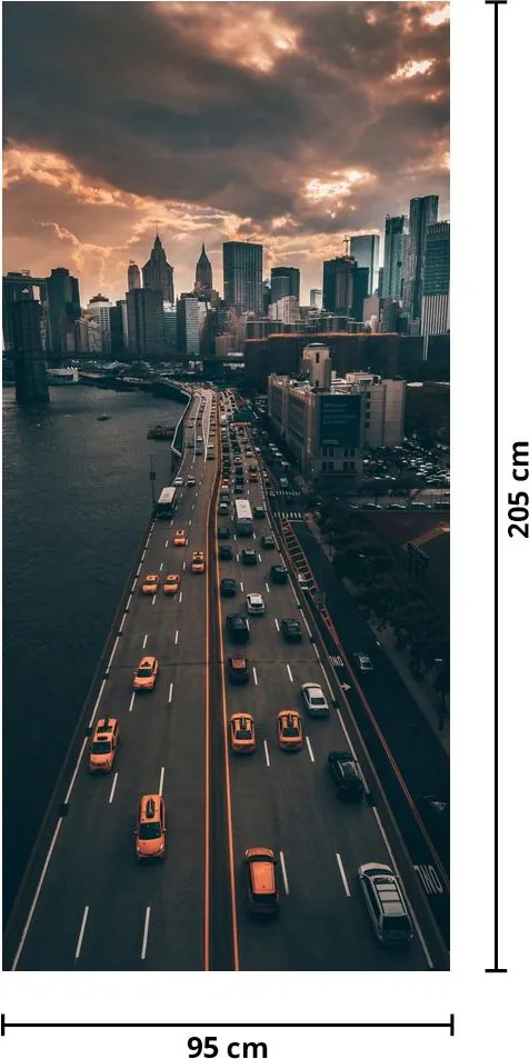 Fototapeta na dvere - Manhattan (95x205cm)