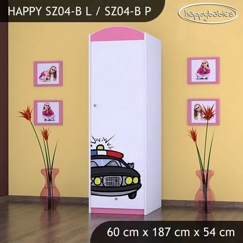 Detská skriňa POLÍCIA - TYP 4B