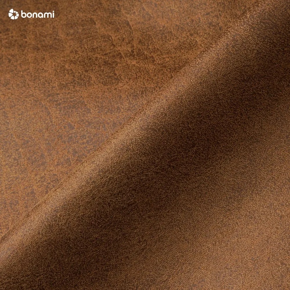 Hnedé kreslo z imitácie kože Rate - Scandic