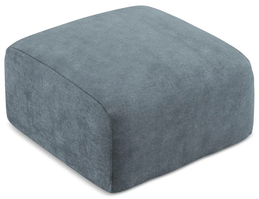 Modrá ženilková podnožka Leila – Makamii