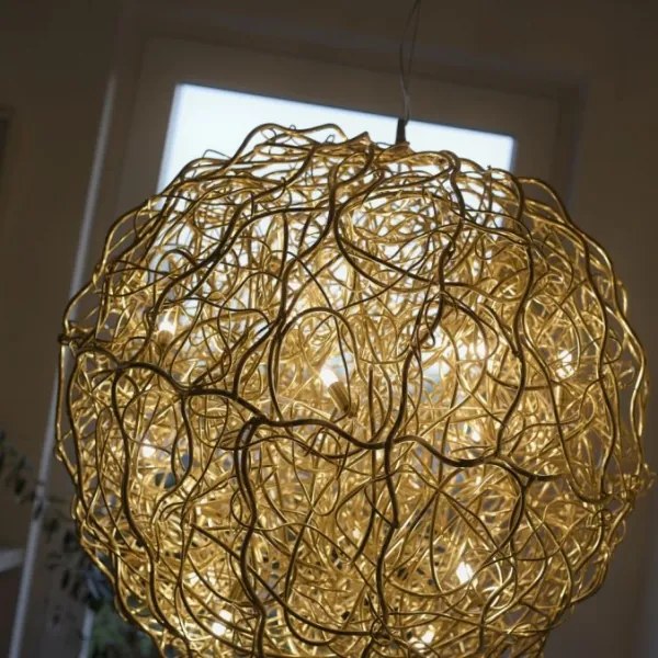 Paul Neuhaus 2019-12 - Luster na lankách SAREA 15xG9/40W/230V zlatý