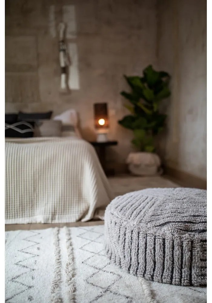 Krémový prateľný ručne tkaný vlnený koberec 140x200 cm Lakota Day – Lorena Canals