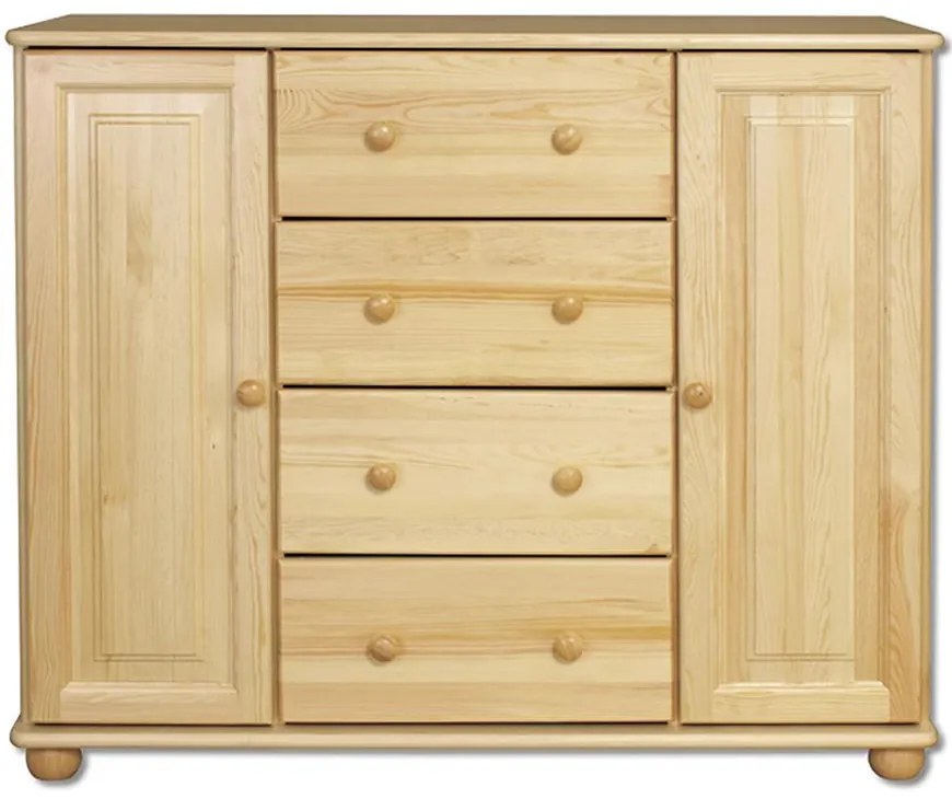 Komoda z Borovice KD117 surová
