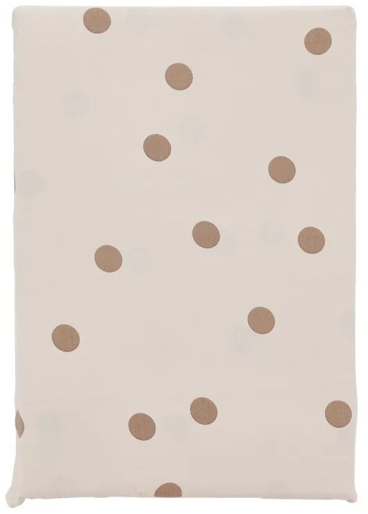 Hnedé obliečky na jednolôžko z bavlneného saténu 140x200 cm Solaris – Södahl