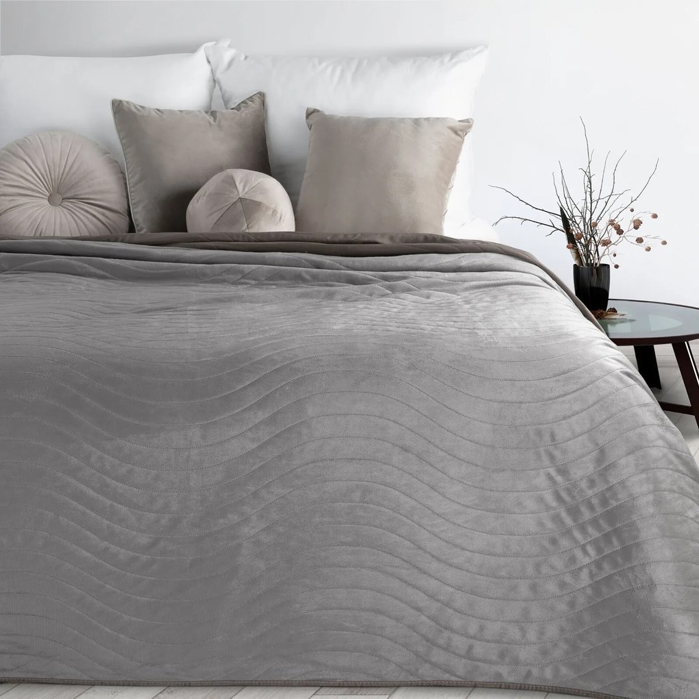 PREHOZ NA POSTEĽ LUIZ10 170X210 CM STRIEBORNÝ