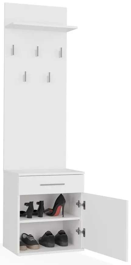 Predsieňová zostava Dialogos 2 (biela). Akcia -18%. Vlastná spoľahlivá doprava až k Vám domov. 1132567