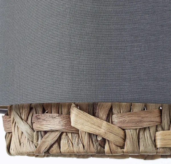 Brilliant - Luster na lanku WATERLILLY 3xE27/60W/230V šedá