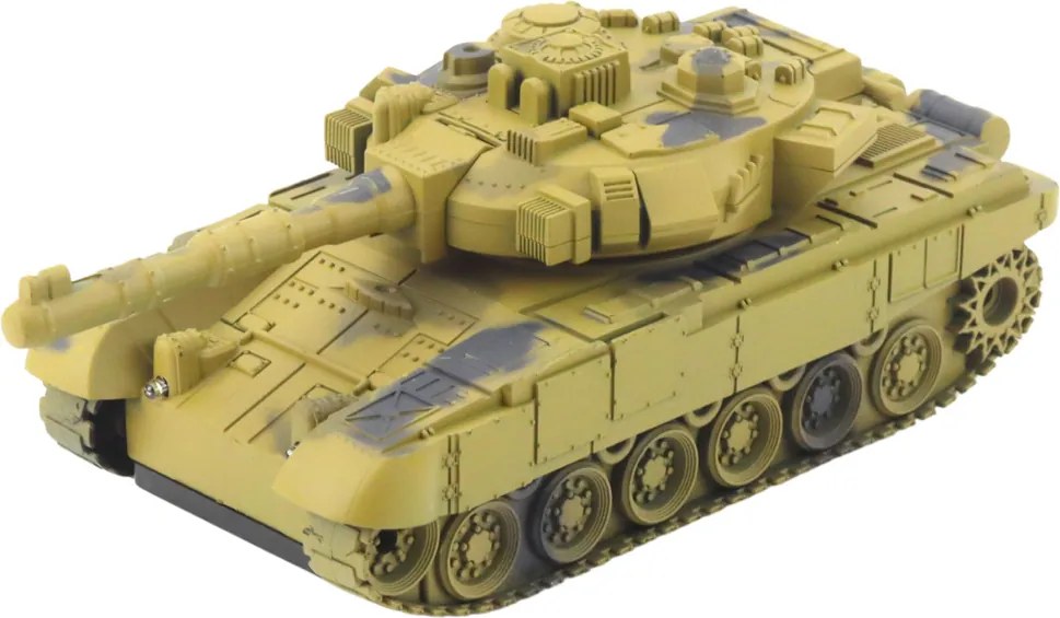 LEAN Toys T90 diaľkovo ovládaný RC vojenský tank Svetlá Zvuky Piesok 1:18
