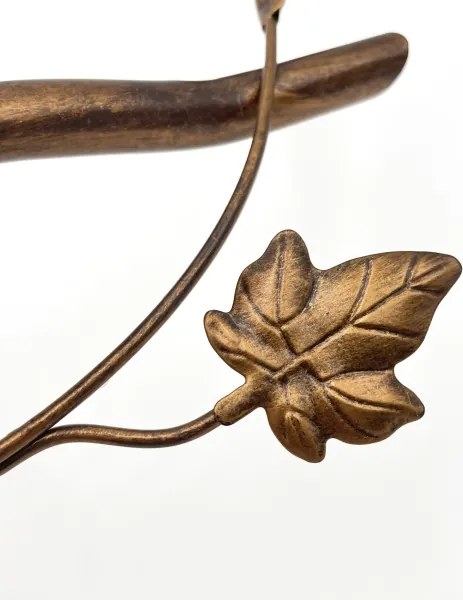 Prisadený luster ROZETA 3xE14/40W/230V bronzový