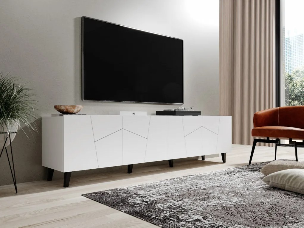 Cama TV stolík Etna - biela